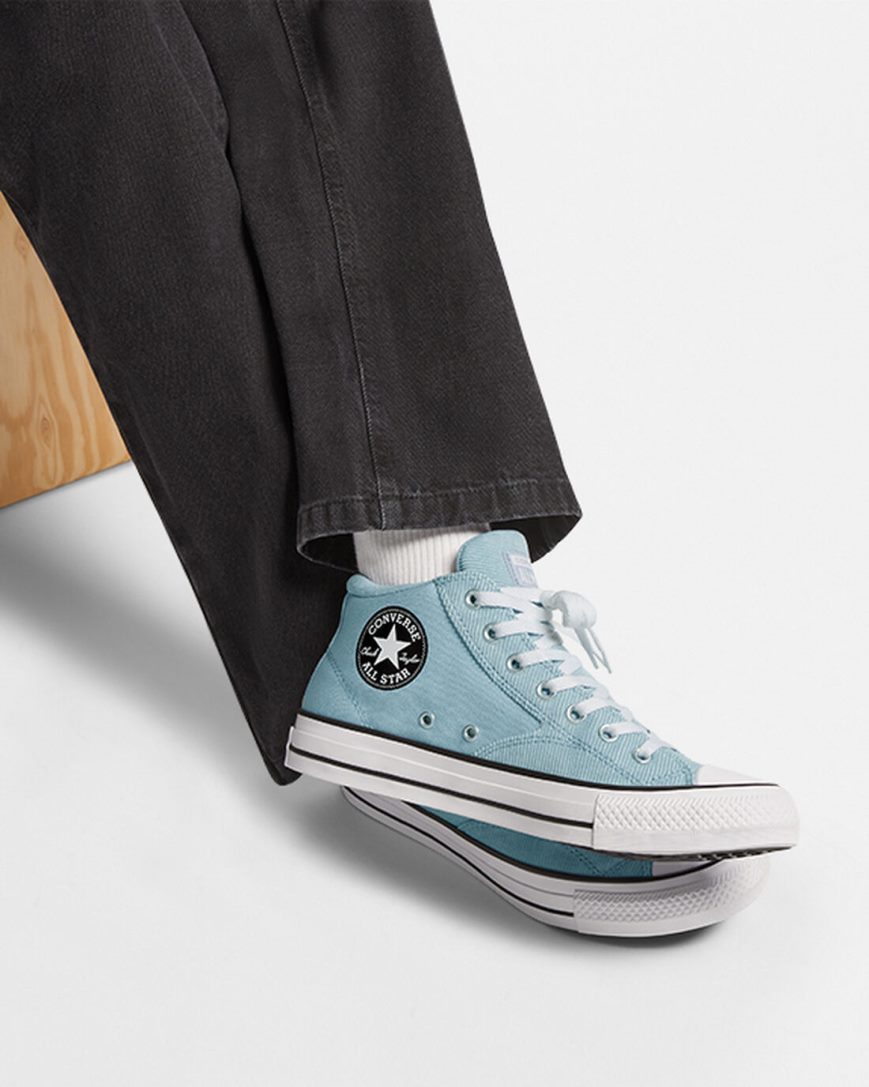 Zapatillas Altas Converse Chuck Taylor All Star Malden Street Workwear Hombre Blancas Negras | PE L247PW